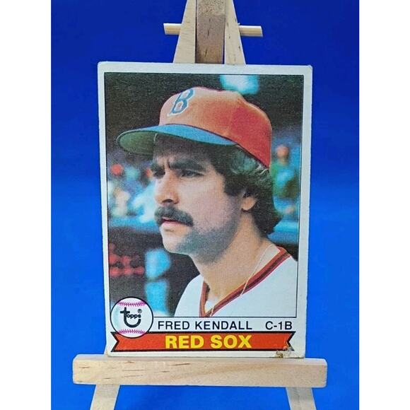 1979 Topps - Fred Kendall #83 Red Sox - Some Corner Wear - Picture 2 of 5